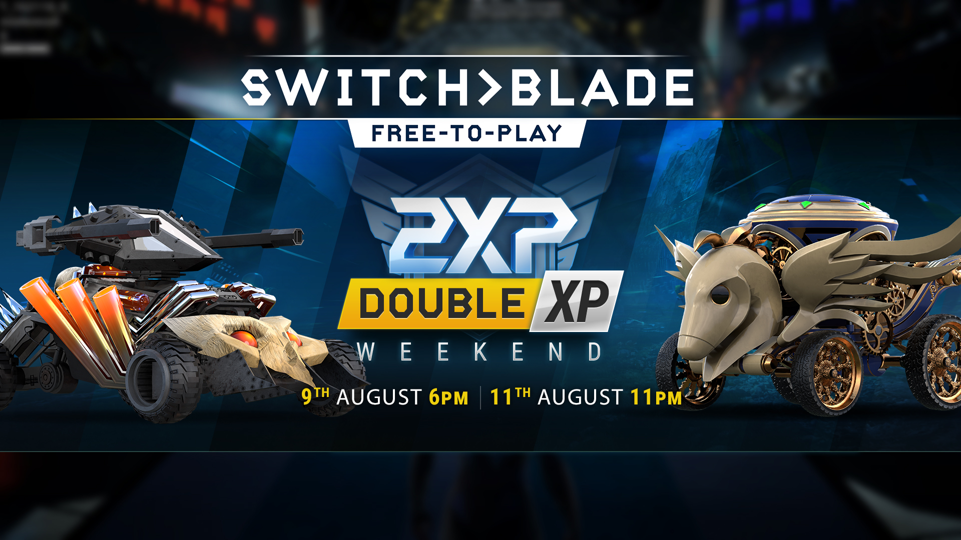 Switchblade August Double XP Weekends Switchblade